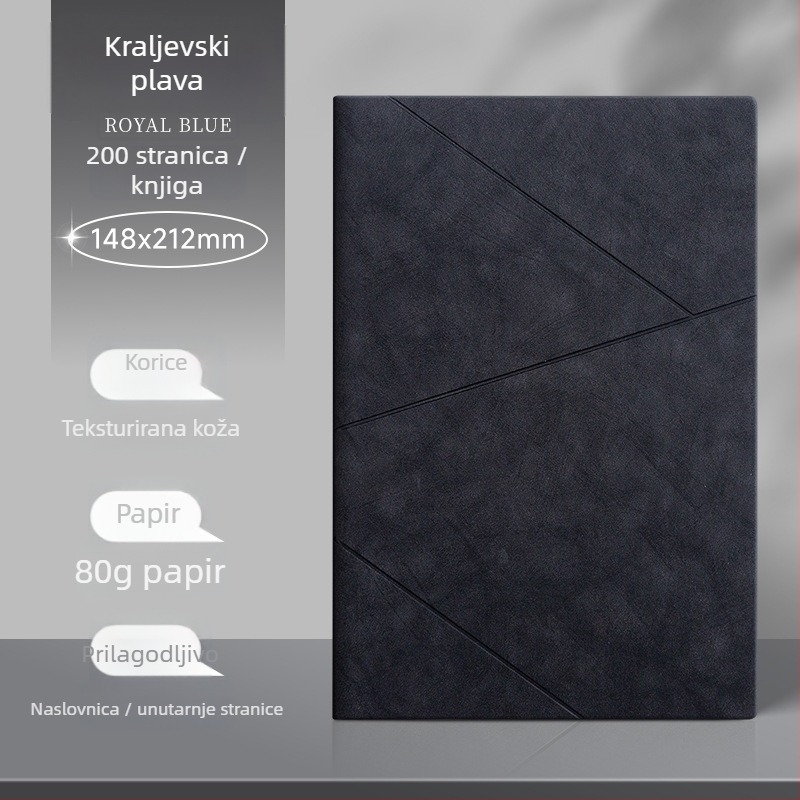 Bilježnica Chenxin, korice od imitacijske kože, šivano uvezivanje, Dowling papir, 100–200 stranica