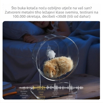 Hamstersko trkačko kolutić, proziran, plastičan, Yee brend, porijeklo Shandong, dodatna oprema za kućne ljubimce