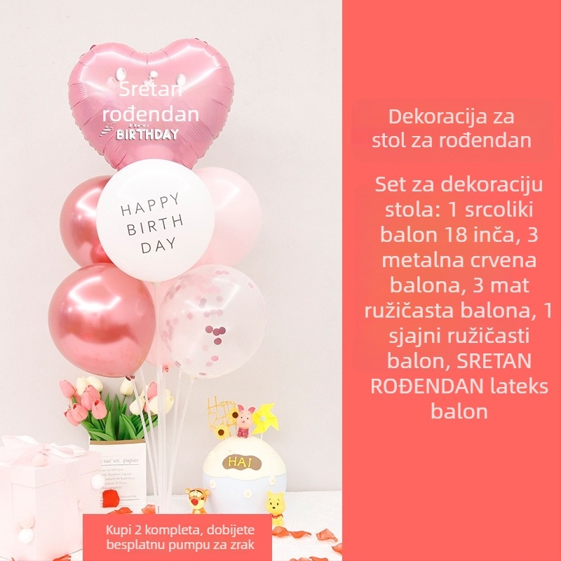 Latex balon za rođendan – materijal: latex; tip balona: latex; oblik: okrugli; primjenjivo za: rođendane; IP odobrenje: Ne