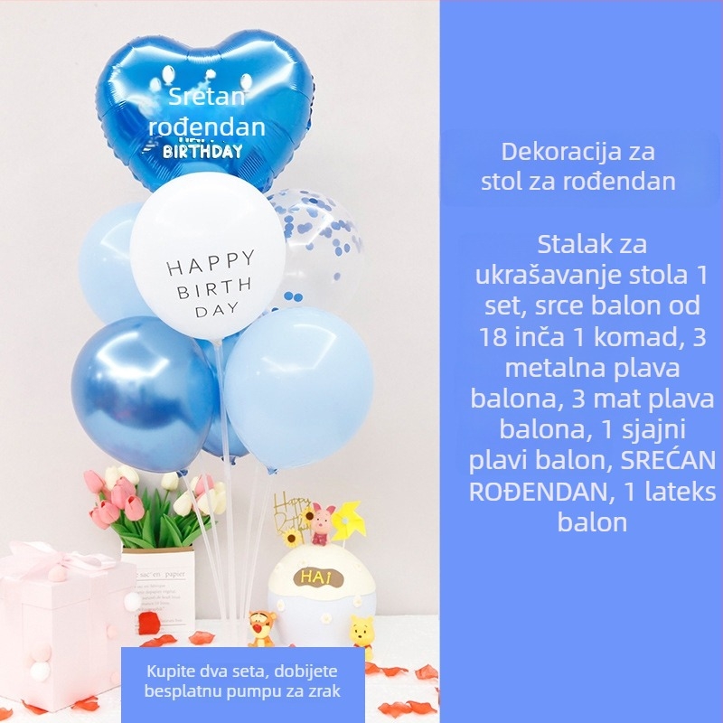 Latex balon za rođendan – materijal: latex; tip balona: latex; oblik: okrugli; primjenjivo za: rođendane; IP odobrenje: Ne