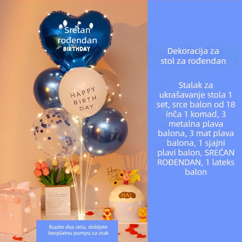 Latex balon za rođendan – materijal: latex; tip balona: latex; oblik: okrugli; primjenjivo za: rođendane; IP odobrenje: Ne