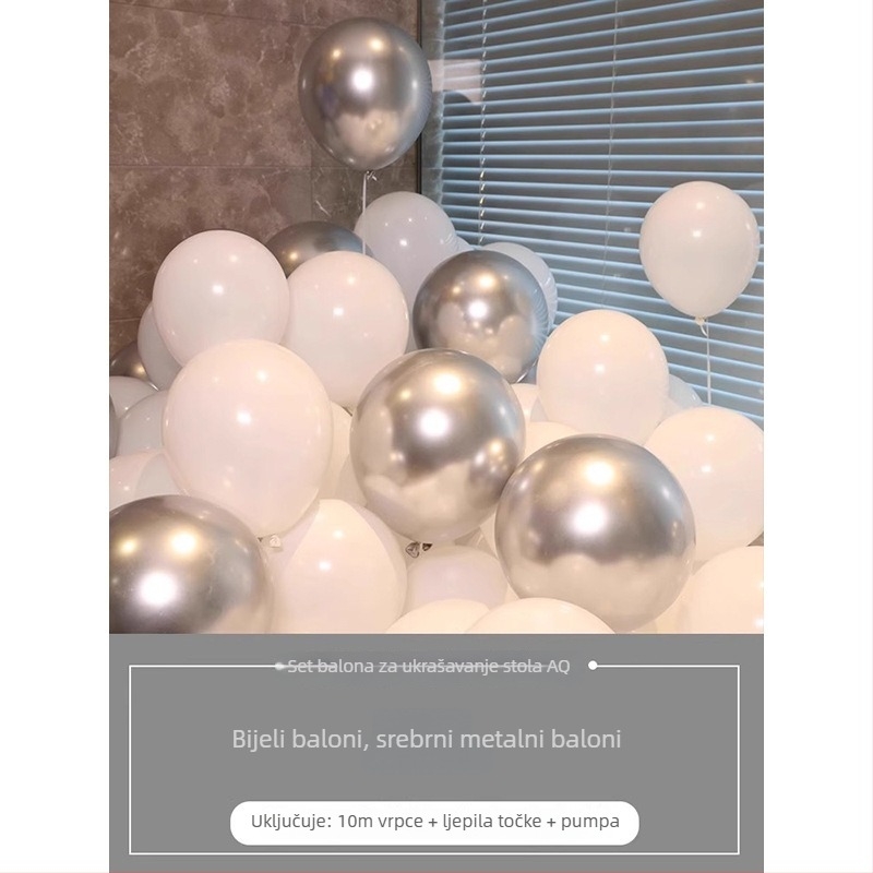 Cecilia latexni kružni balon bez loga za dekoraciju rođendana, Mkl-998798