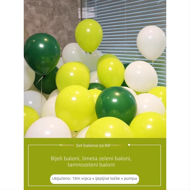 Cecilia latexni kružni balon bez loga za dekoraciju rođendana, Mkl-998798