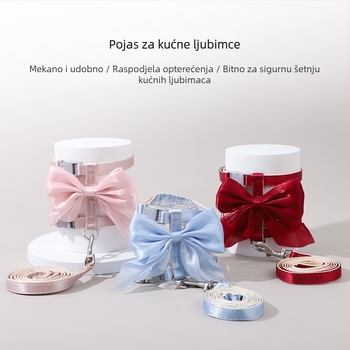 Mačji kaiš i postroj – Podesivi, Otporni na bijeg, Materijal: imitacijski najlon