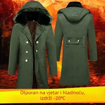 Muški maskirni vojni kaput, termalna izolacija, tkanina od kemijskih vlakana, kamuflažni uzorak, zimska i proljetna sezona.