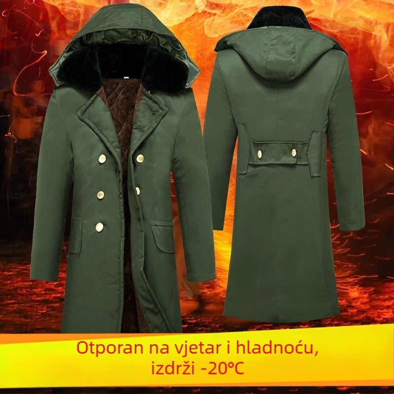 Muški maskirni vojni kaput, termalna izolacija, tkanina od kemijskih vlakana, kamuflažni uzorak, zimska i proljetna sezona.