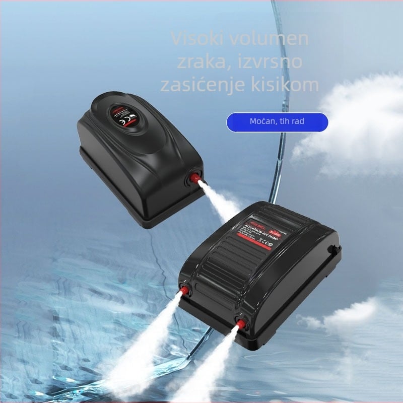 Xilong tiha pumpa zraka za akvarij, kompaktna pumpa za kisik, modeli 1187/1087, 0,5 kg