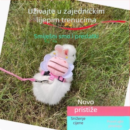 Mačji kaiš - podesivi harnas u stilu prsluka, poliesterska užad