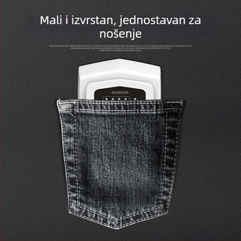 Kompaktna pumpa za kisik za akvarij, dvostruka upotreba, prijenosna i izuzetno tiha (napajanje AC, 40 dB, težina 1)