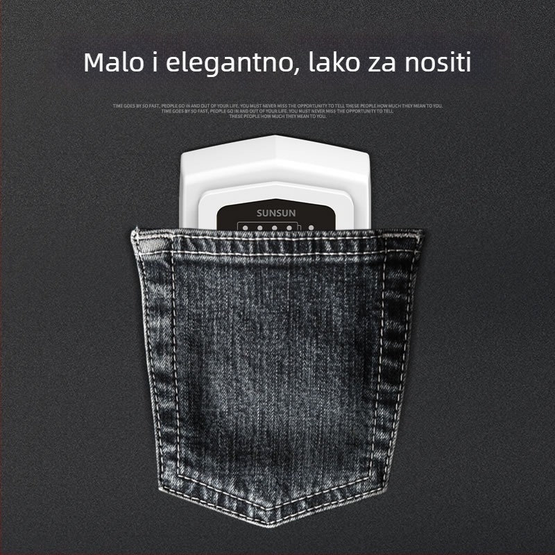 Kompaktna pumpa za kisik za akvarij, dvostruka upotreba, prijenosna i izuzetno tiha (napajanje AC, 40 dB, težina 1)