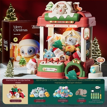 Simulacijski stroj za hvatanje igračaka, plastičan, s električnom stazom, za djecu 4–6 godina, razvija koordinaciju ruke i oka