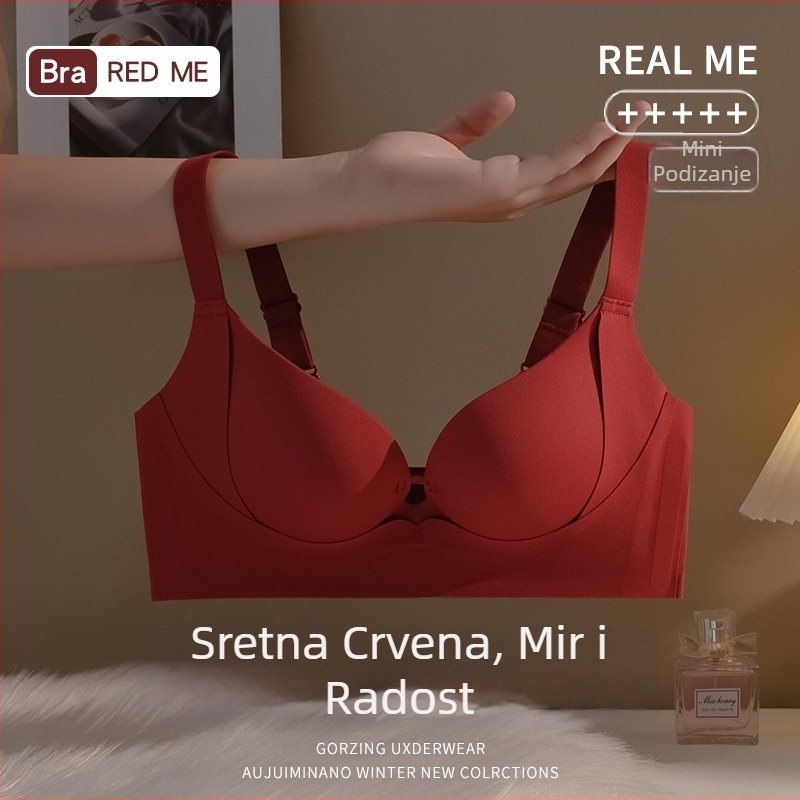 Grudnjak: 3/4 košarice, bez metalnih žica, čvrste dvostruke naramenice, stražnji zatvarač s tri reda kopči, najlon tkanina, podstava 100% poliester