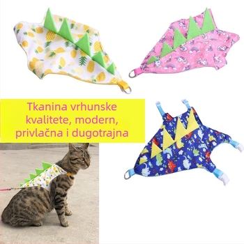 Mačji kaiš s kostimom za transformaciju u dinosaura - Poliester, Porijeklo: Zhejiang, Pogodno za mačke, Kategorija: kaiš/lanac za kućne ljubimce, Značka: Mealai dog Wang