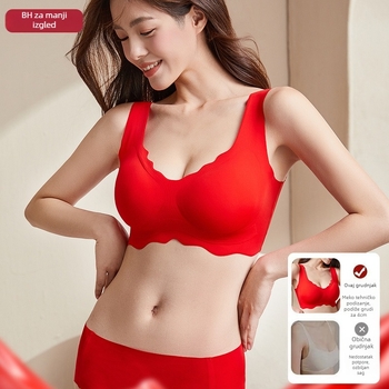 Oblikujući grudnjak u stilu tank topa, košarice 3/4, Oblikovane košarice – tanke gore, debele dole, Glavni materijal: najlon/poliamid, Podstava: spandeks, Stil: tank-top