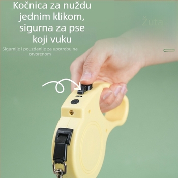 Mačji automatski povodac — PP materijal (Povodac, Mačka, Retraktivan: Da)