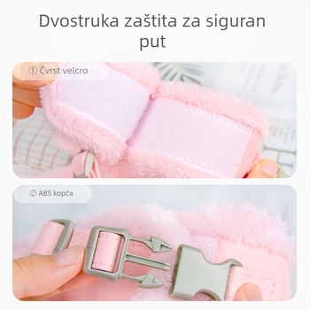Mačji vest-harness s remenom, dizajn protiv bijega, Zichen, pakiranje 200
