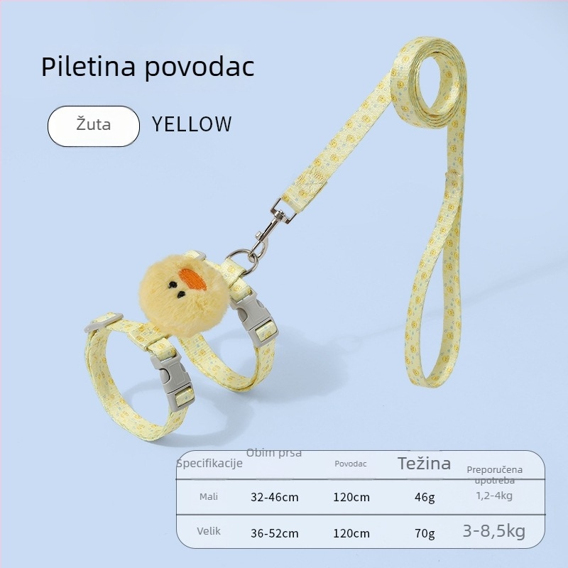 Mačji kaiš s reguliranim prsnim remenom – protiv gubitka, trakciona traka, poliester, podrijetlo Zhejiang, 200 kom