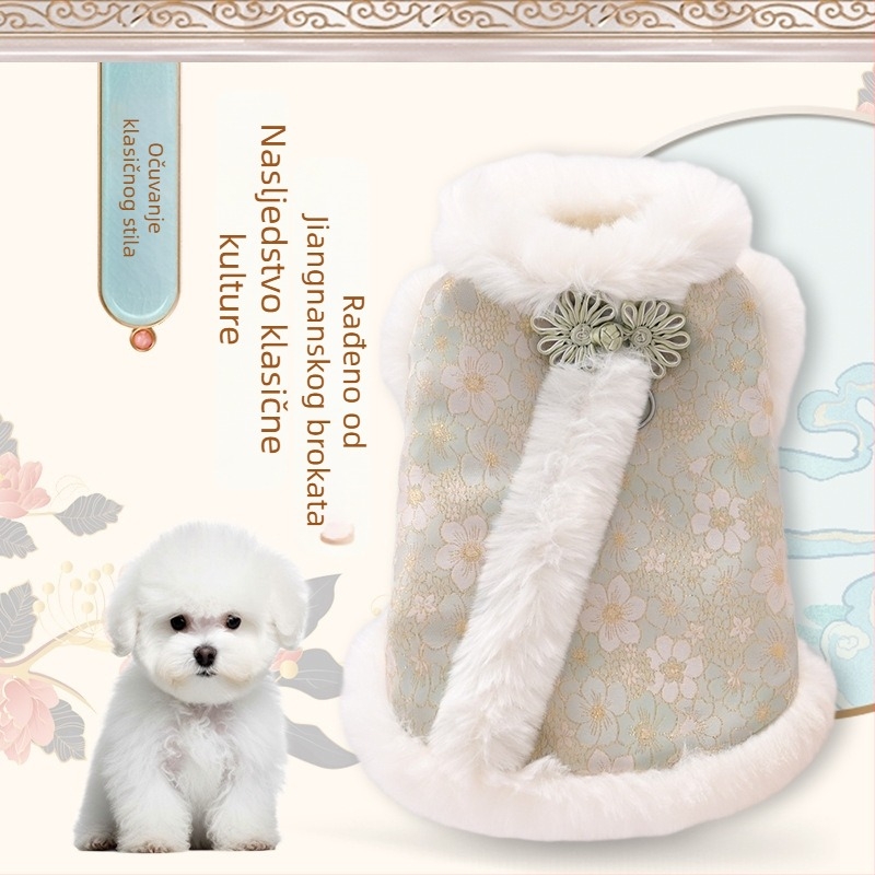 Vesta za kućne ljubimce – kineskog stila, materijal tkanina, Zi qing xiao xiao, unisex, ovlaštena privatna marka