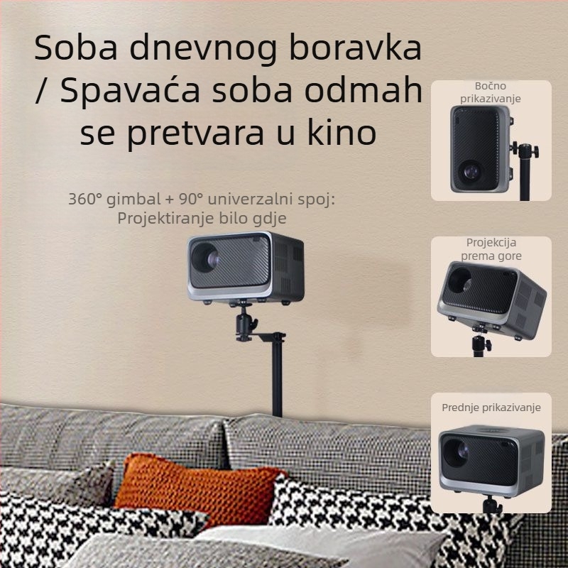 Držač projektora – podni ili stolni, skriveni zidni montažni, bez bušenja, univerzalno za različite marke