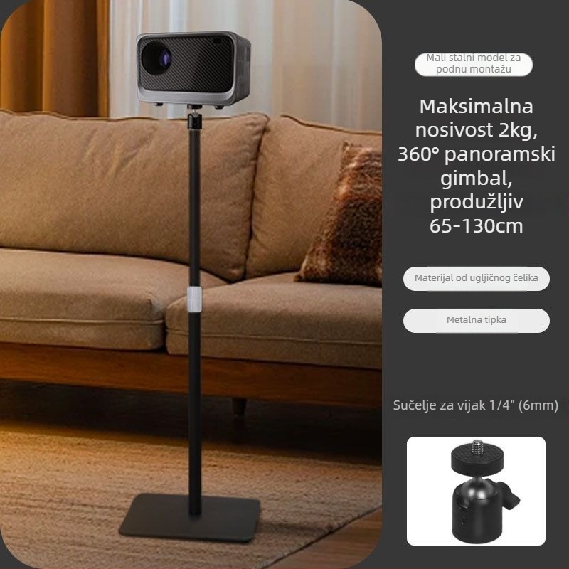 Držač projektora – podni ili stolni, skriveni zidni montažni, bez bušenja, univerzalno za različite marke