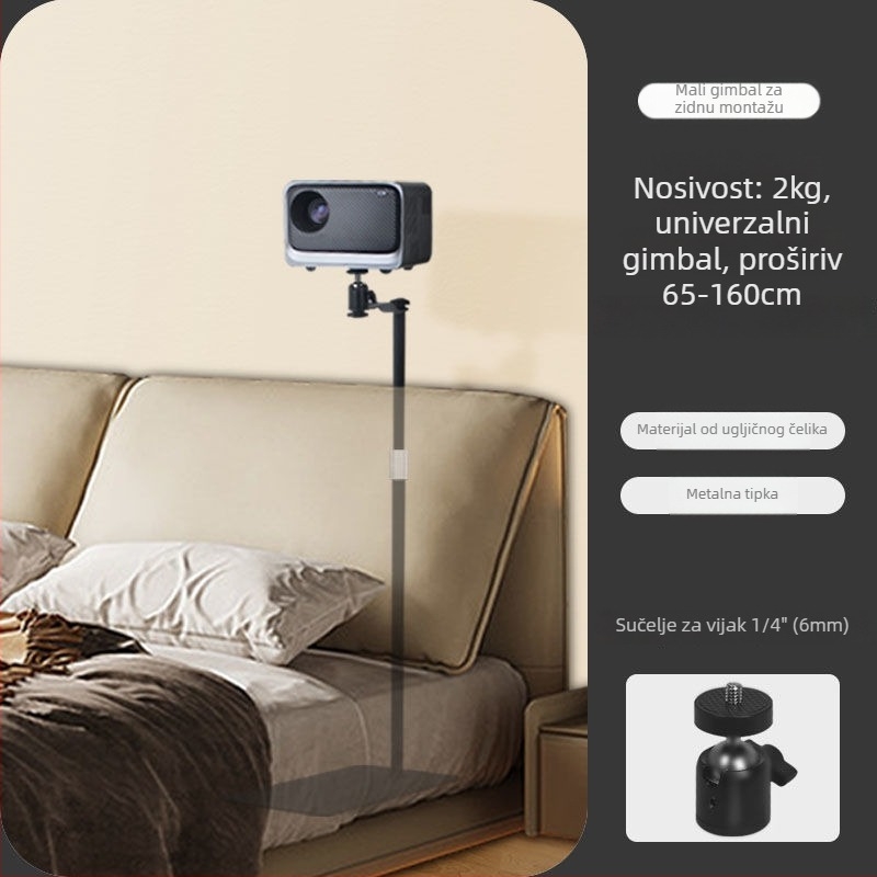 Držač projektora – podni ili stolni, skriveni zidni montažni, bez bušenja, univerzalno za različite marke