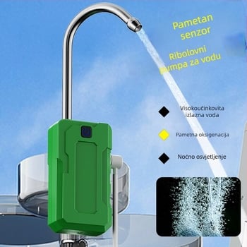 Qianliguang inteligentni senzor za doziranje vode za kampiranje – električna pumpa za vodu sa LED svjetlom i uređajem za pranje ruku