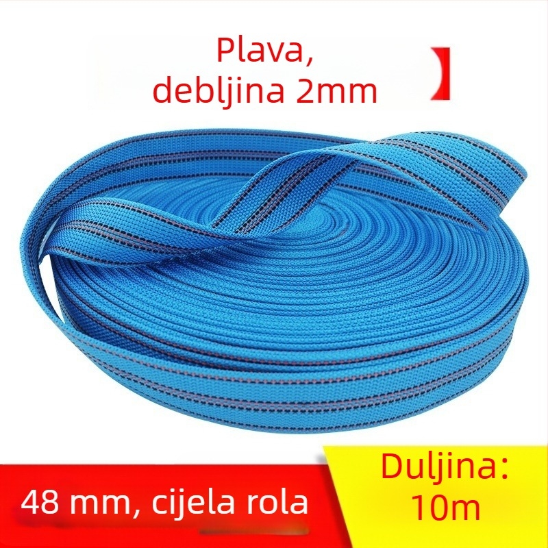 Vezivanje tereta, otporno na habanje, široka plosnata traka, debeli užad, model: Polyester strap