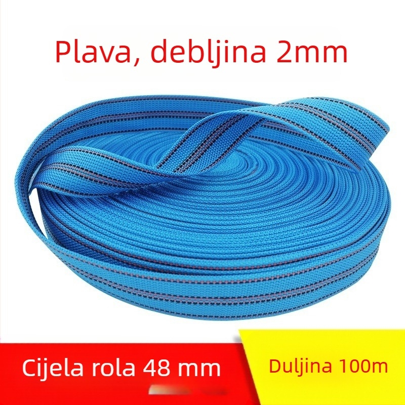 Vezivanje tereta, otporno na habanje, široka plosnata traka, debeli užad, model: Polyester strap