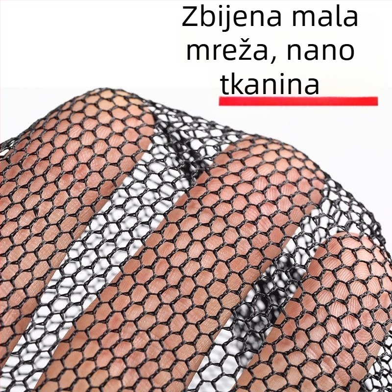 Torba za zaštitu ribe od mreže, najlon, Bawon, kvadratni otvor, brzo sušenje, mreža s malim otvorima