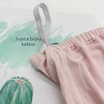 2-dijelni set trudničkog pamuk donjeg rublja s visokim strukom, antibakterijski