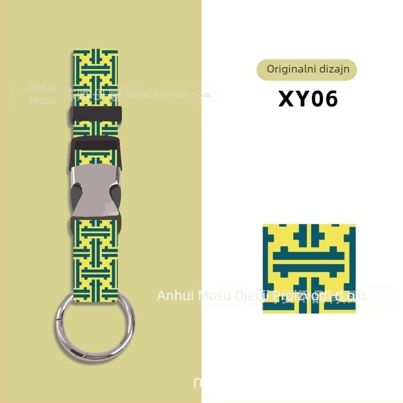 Mosuwei Dodatak za prtljagu – geometrijski uzorak, protiv krađe, kuka za vanjsku kopču