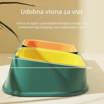 Pie can be plastična dvostruka zdjela za mačke i pse, hranjenje i piće