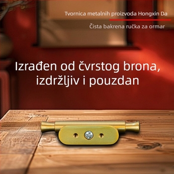 Brončana ručka za namještaj, ručno izrađena, stil Novi kineski stil, za ormariće i vrata