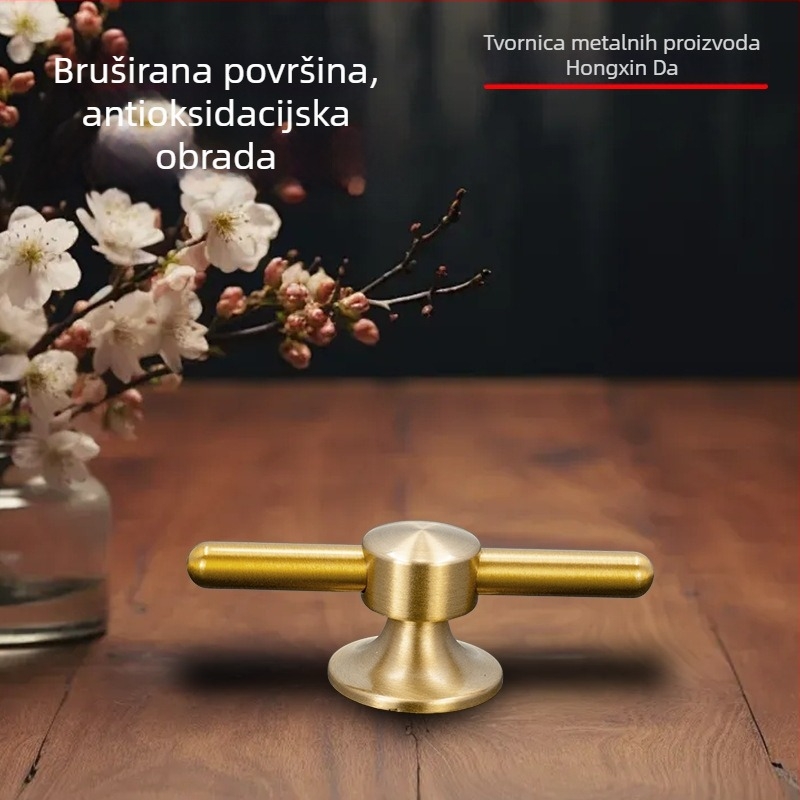 Brončana ručka za namještaj, ručno izrađena, stil Novi kineski stil, za ormariće i vrata