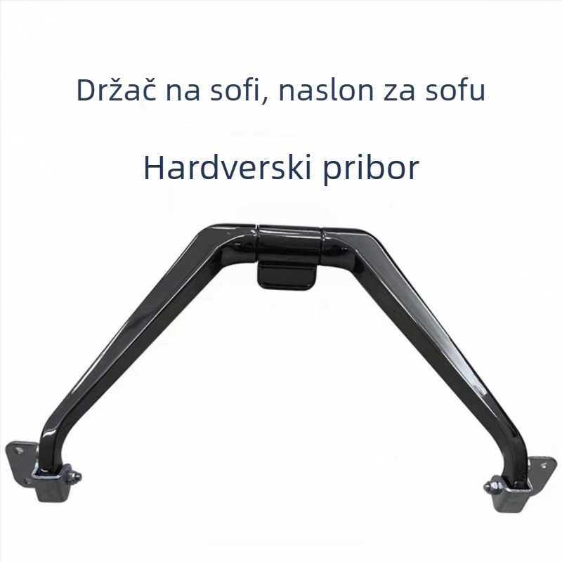 Hardver za spoj između naslona za glavu i naslona kauča; V-oblikovani naslon od legure; Model ZTX-006; Materijal: legura; Premaz: elektroplating