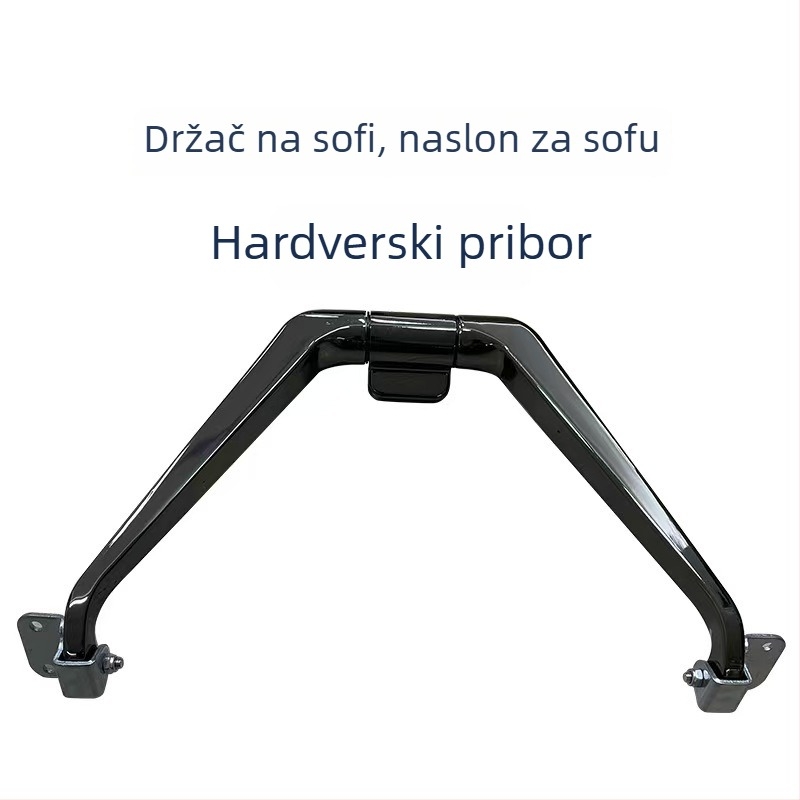 Hardver za spoj između naslona za glavu i naslona kauča; V-oblikovani naslon od legure; Model ZTX-006; Materijal: legura; Premaz: elektroplating