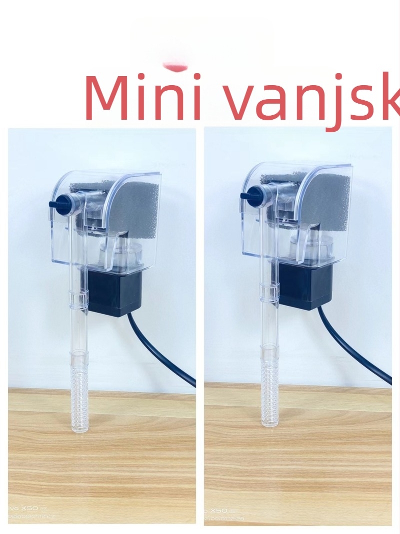 Filter pumpa za akvarij — tri u jednom, tiha vanjska viseća pumpa, vodopadni filtr, oksigenirajuća pumpa (Materijal: Plastika; Model: 06; Preko granice izvoza: Da)