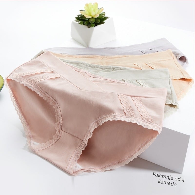 Trudničko donje rublje i postpartum šortsevi, pamuk, niska struk, antibakterijski, podstava od pamuka 95–100%