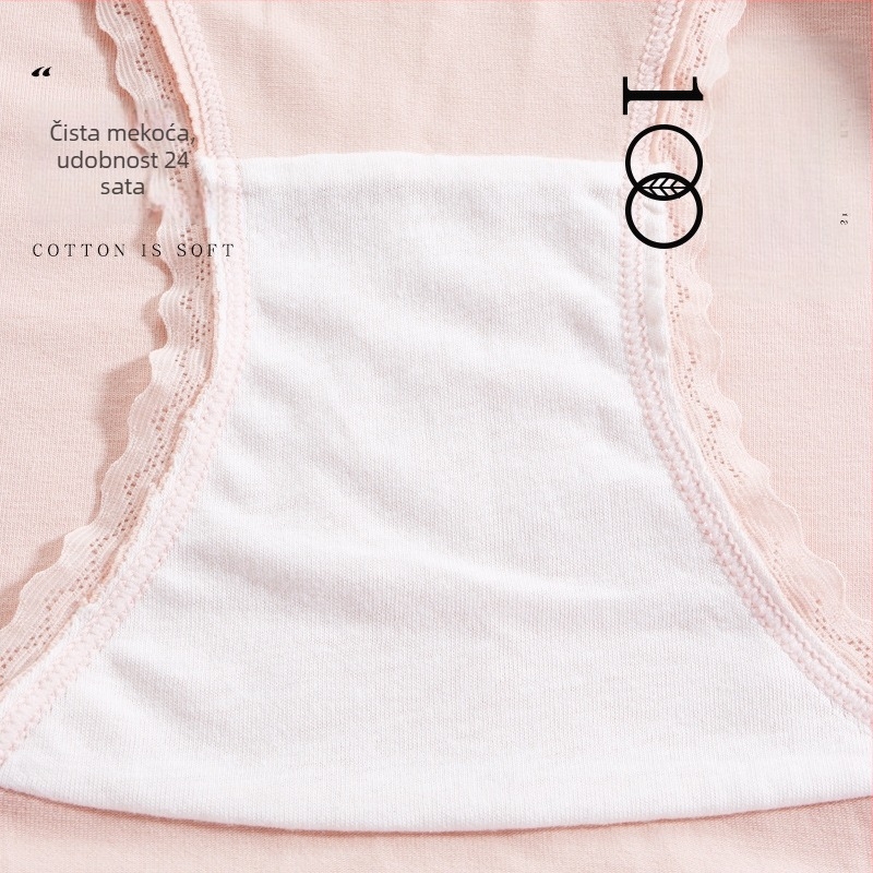 Trudničko donje rublje i postpartum šortsevi, pamuk, niska struk, antibakterijski, podstava od pamuka 95–100%