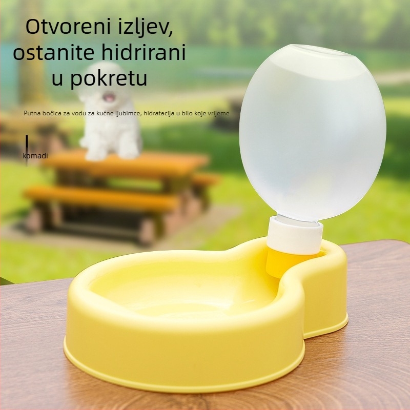 Prijenosna posuda za vodu za pse i mačke za vanjske šetnje