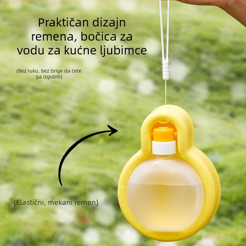Prijenosna posuda za vodu za pse i mačke za vanjske šetnje