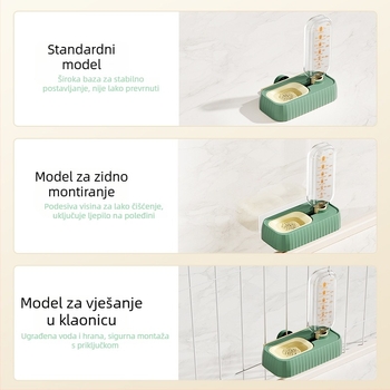 Jin Xing zidni dispenzer za vodu za mačke i pse – plastični, opće namjene, tekuća voda