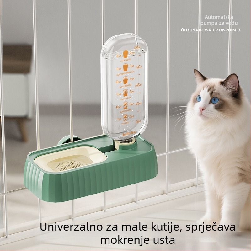 Jin Xing zidni dispenzer za vodu za mačke i pse – plastični, opće namjene, tekuća voda