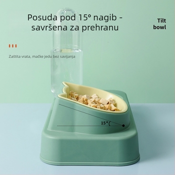 Automatska posuda za vodu za kućne ljubimce, PP materijal, Jiayou brand, za mačke, komplet automatski set za hranjenje