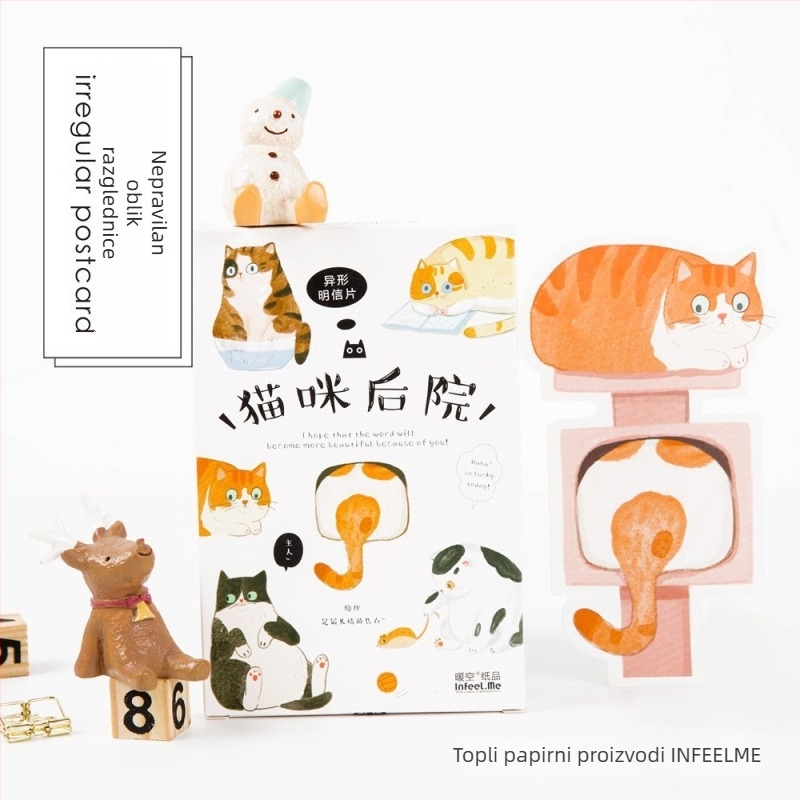 XIAOZ Set od 30 čestitki u pastoralnom stilu — bijele kartice, tisak, inspirativne za učenike na početku razdoblja upisa na sveučilište, uz poznate škole