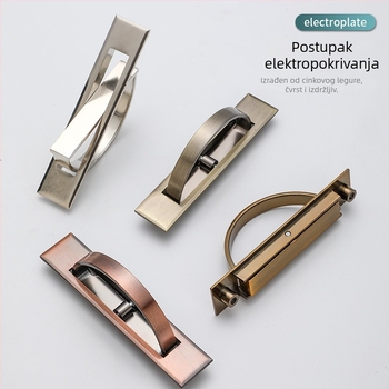Tatami ručka – cinkovita legura, elektroplating, TM-handle model, vrata ormarića