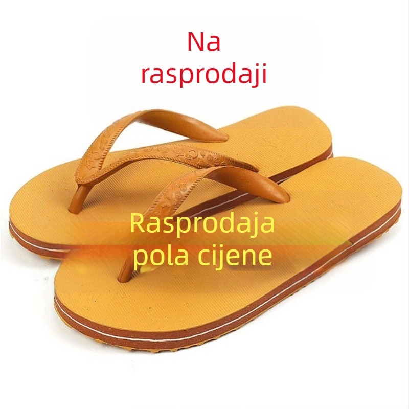 Muške japanke s gumom, protuklizne, debela potplata, otporne na habanje