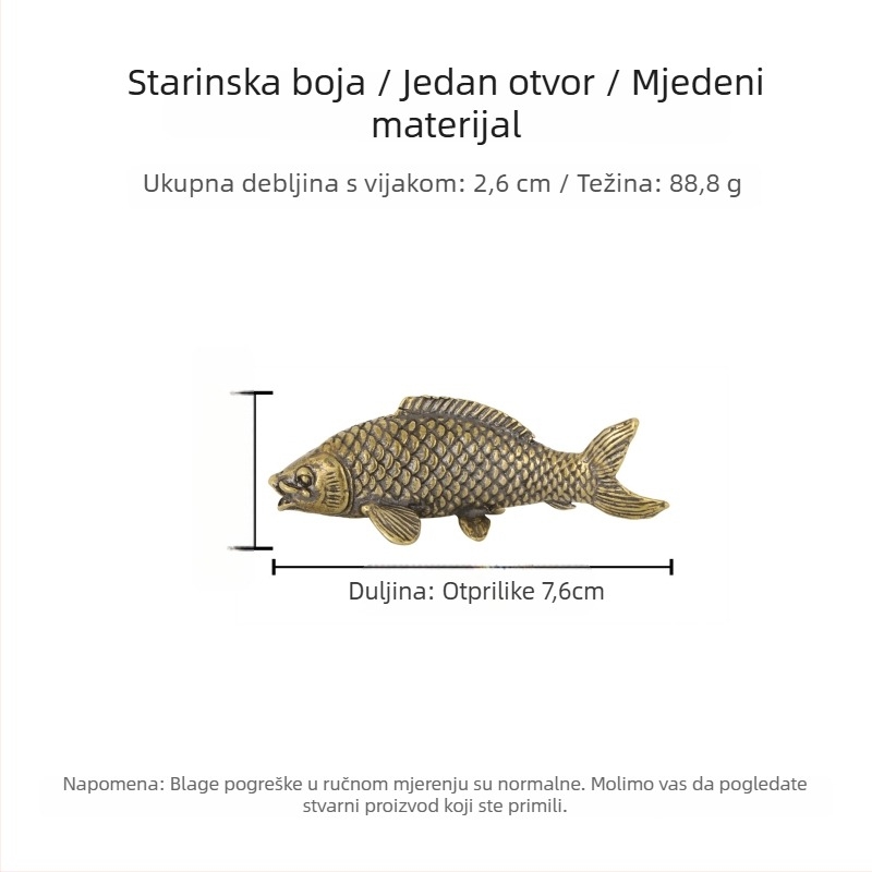 Kvaka za vrata u stilu Novog kineskog dizajna, bakrena odljevnina, površinska ugradnja, modell TBS043, kreativan životinjski dizajn