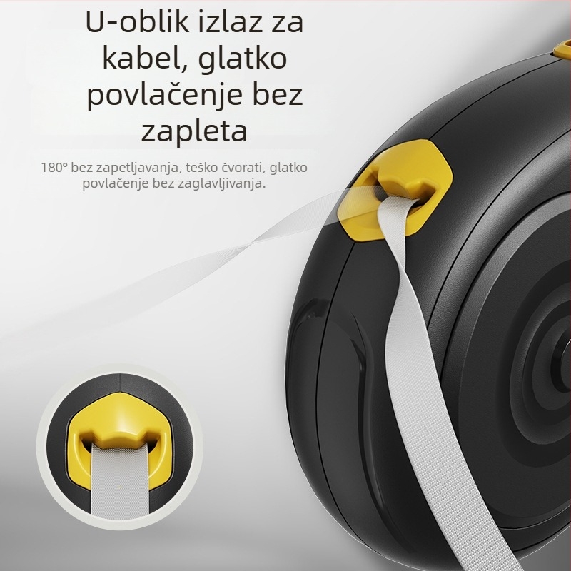 Aiwo automatski izvučni povodac za pse, ABS materijal, produživi za šetnje na otvorenom