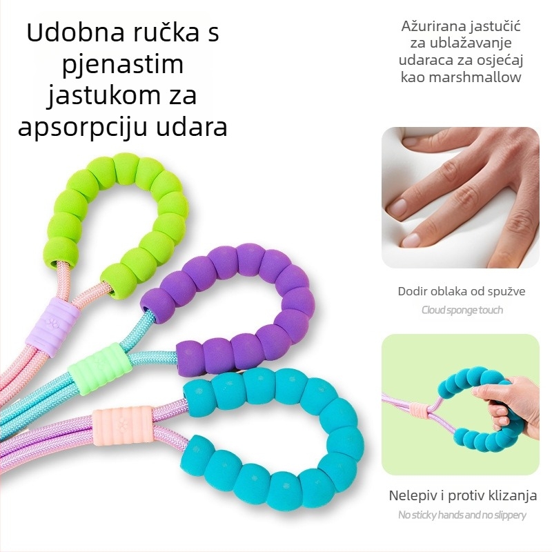 Šetnja psa - poliester, ruke slobodne, P lanac, fiksna duljina